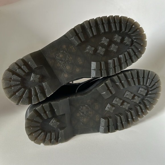 DR. MARTENS Black Patent Molly Boots - Picture 7 of 10